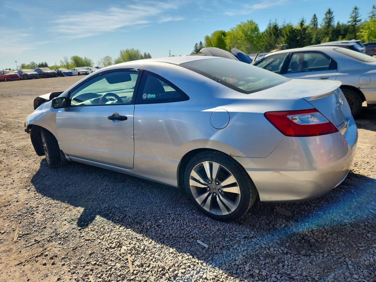 2008 Honda Civic Dx Silver vin: 2HGFG12238H000870