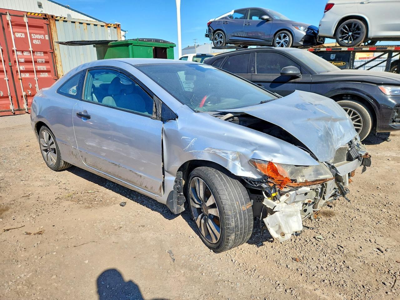 2008 Honda Civic Dx Silver vin: 2HGFG12238H000870