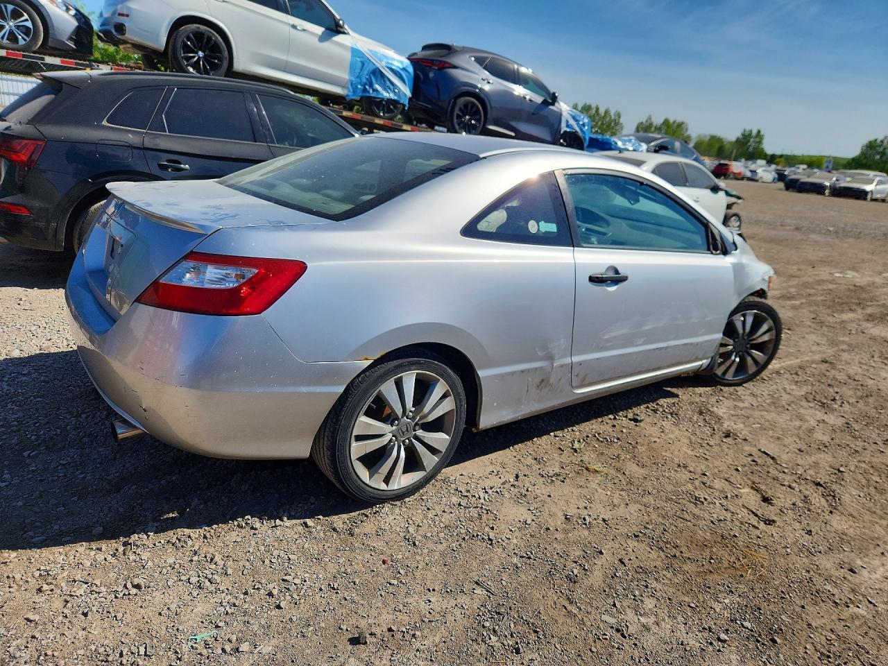 2008 Honda Civic Dx Silver vin: 2HGFG12238H000870
