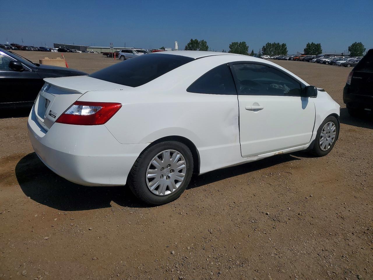 2008 Honda Civic Dx Белый vin: 2HGFG12258H004953