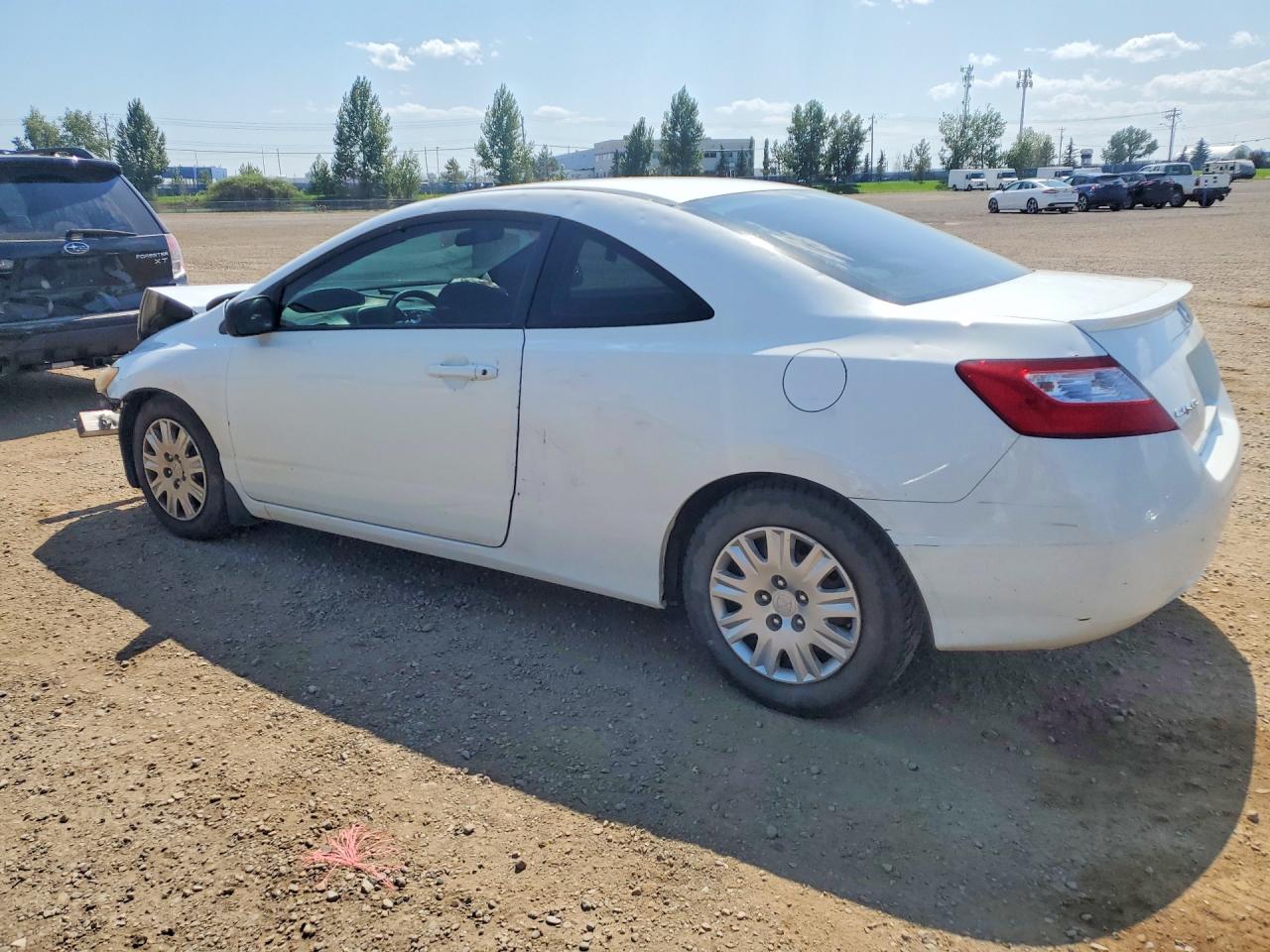 2008 Honda Civic Dx Белый vin: 2HGFG12258H004953