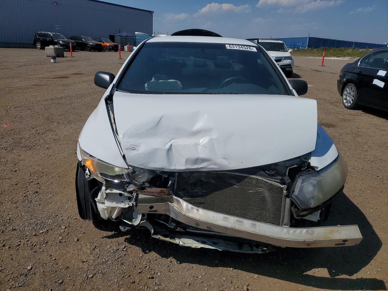 2008 Honda Civic Dx Белый vin: 2HGFG12258H004953