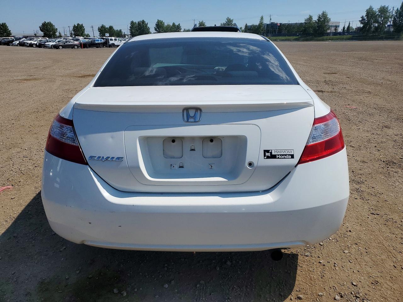 2008 Honda Civic Dx Белый vin: 2HGFG12258H004953