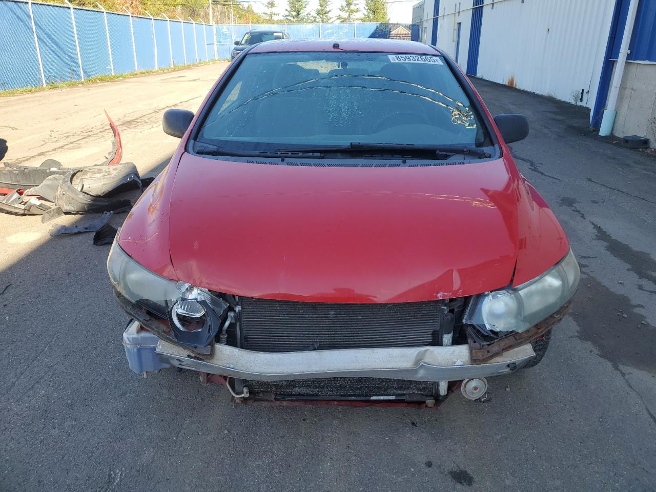 2009 Honda Civic Dx-g Red vin: 2HGFG12329H007349