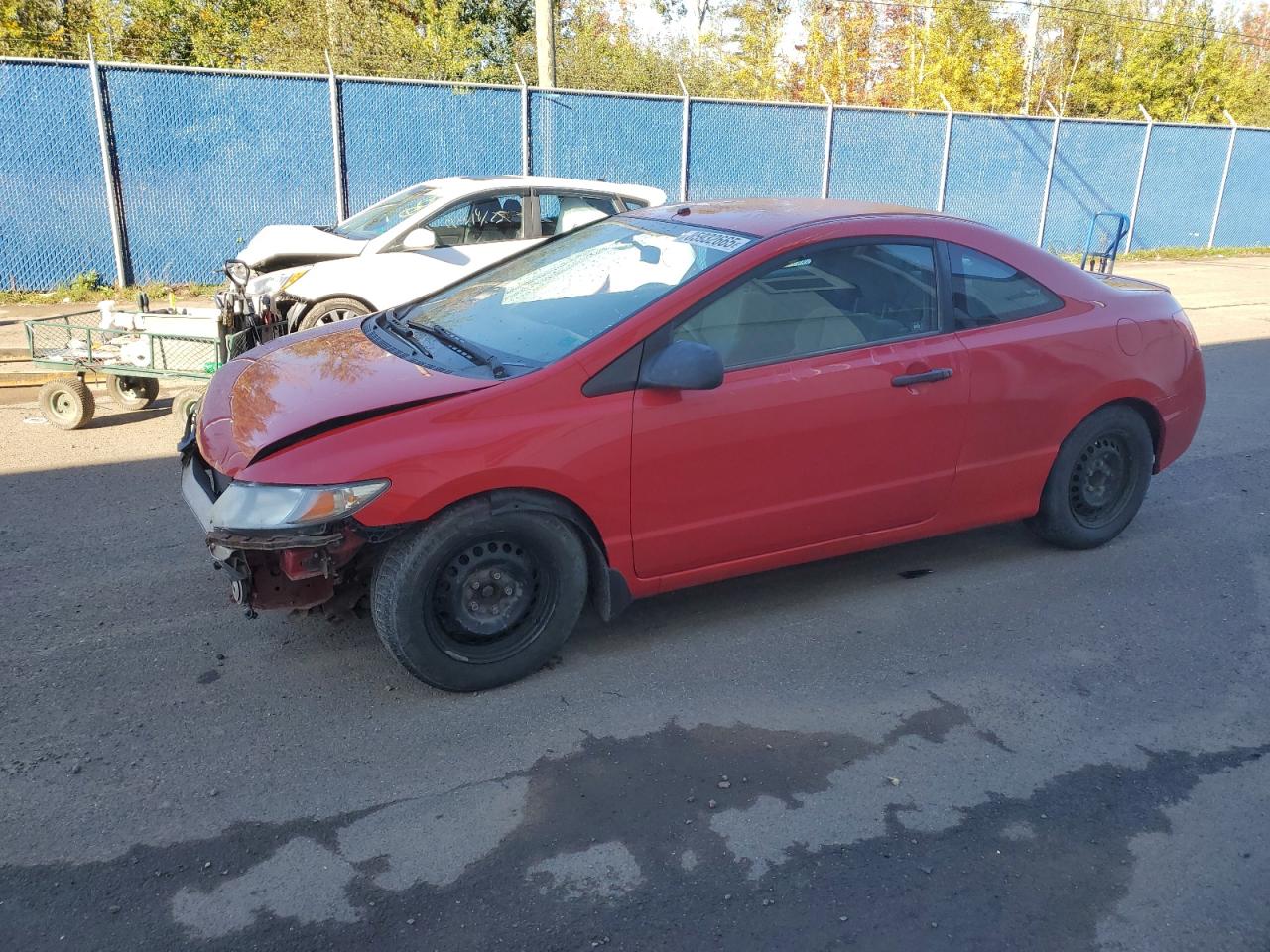 2009 Honda Civic Dx-g Red vin: 2HGFG12329H007349