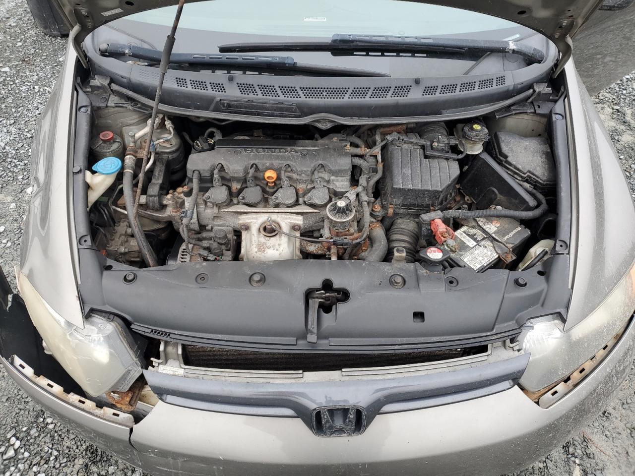 2006 Honda Civic Dx Vp Gray vin: 2HGFG12356H003338