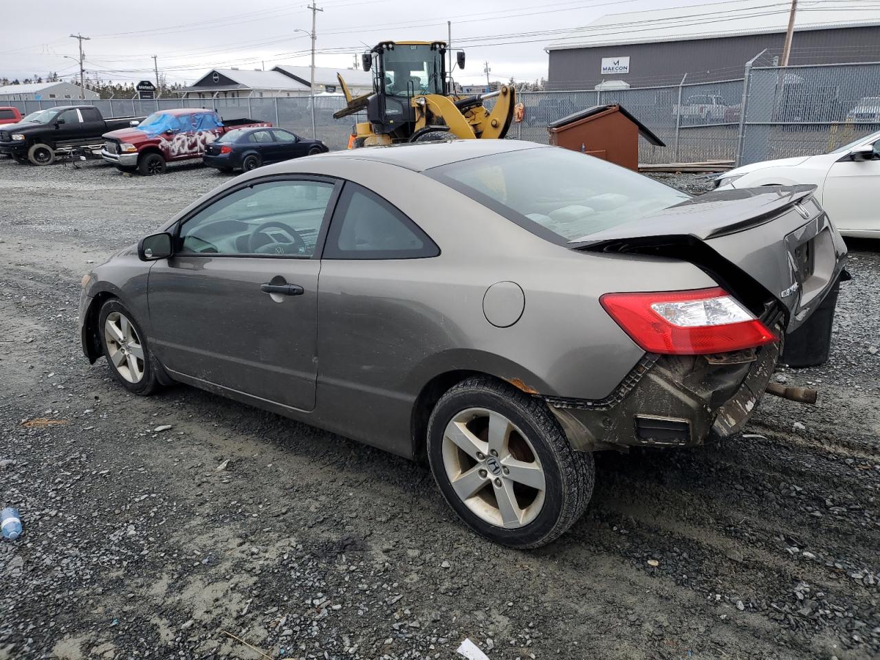 2006 Honda Civic Dx Vp Gray vin: 2HGFG12356H003338