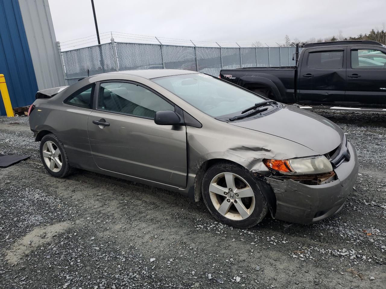 2006 Honda Civic Dx Vp Gray vin: 2HGFG12356H003338