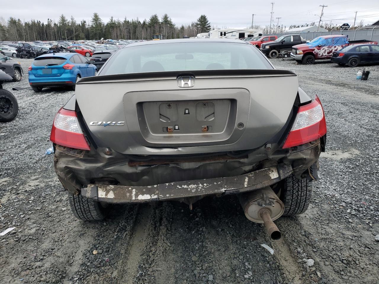 2006 Honda Civic Dx Vp Gray vin: 2HGFG12356H003338