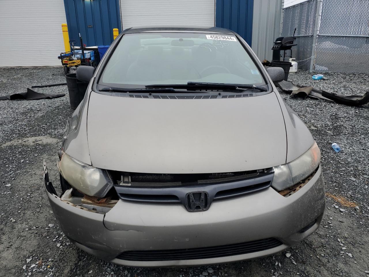 2006 Honda Civic Dx Vp Gray vin: 2HGFG12356H003338