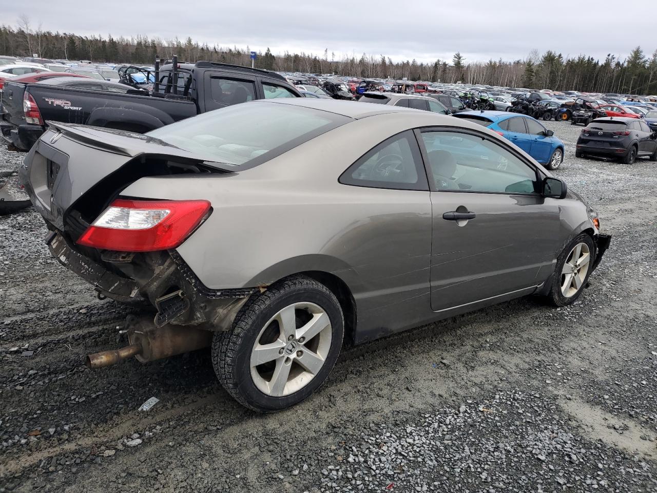 2006 Honda Civic Dx Vp Gray vin: 2HGFG12356H003338
