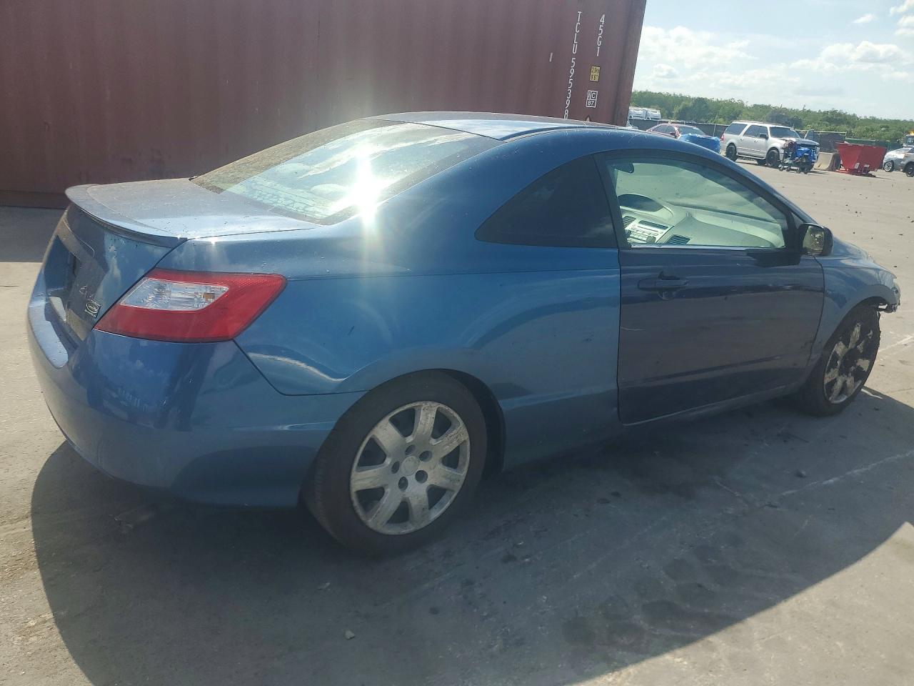 2006 Honda Civic Lx Синий vin: 2HGFG12606H524686