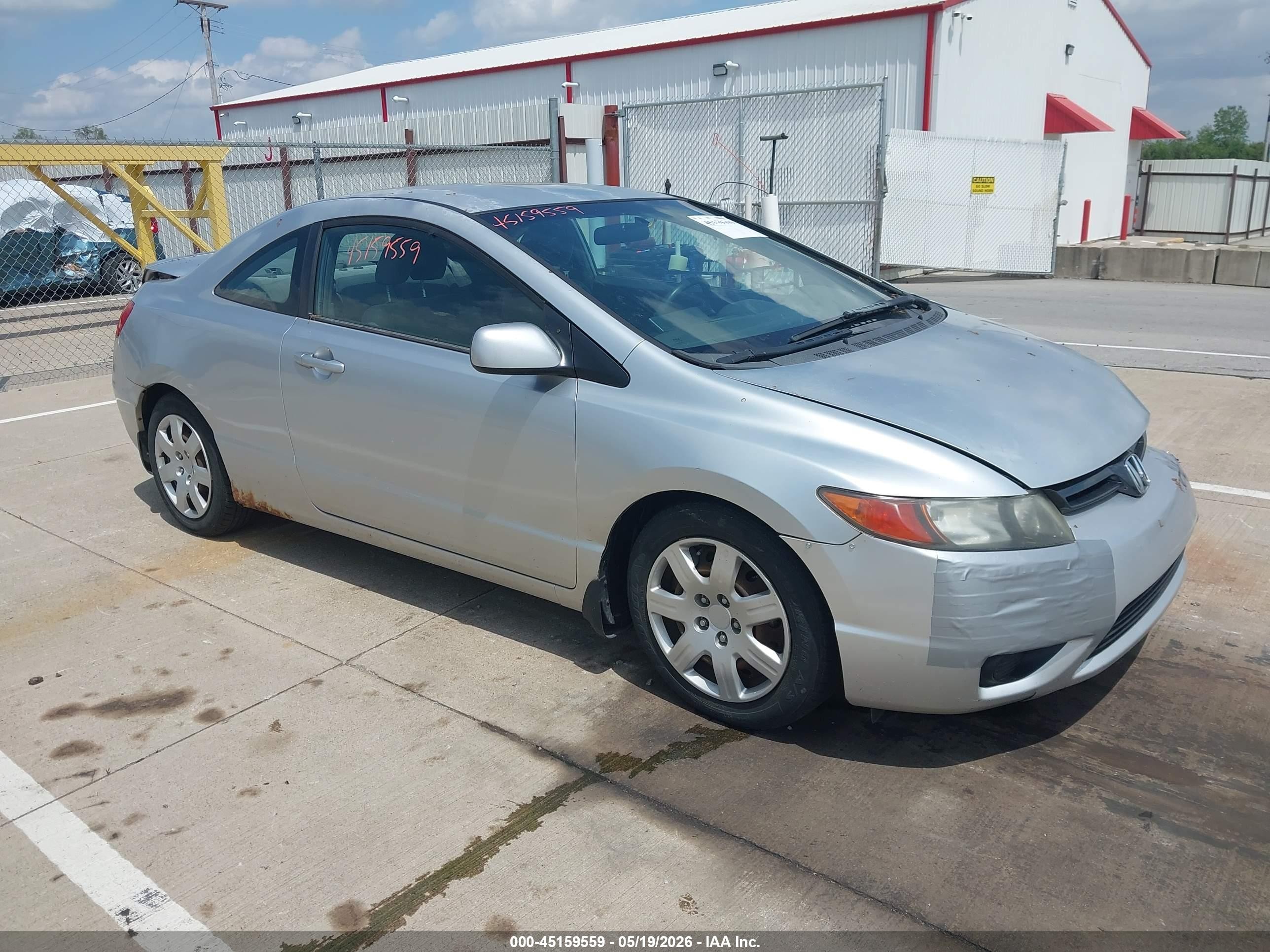 2006 Honda Civic Lx Silver vin: 2HGFG12606H555355