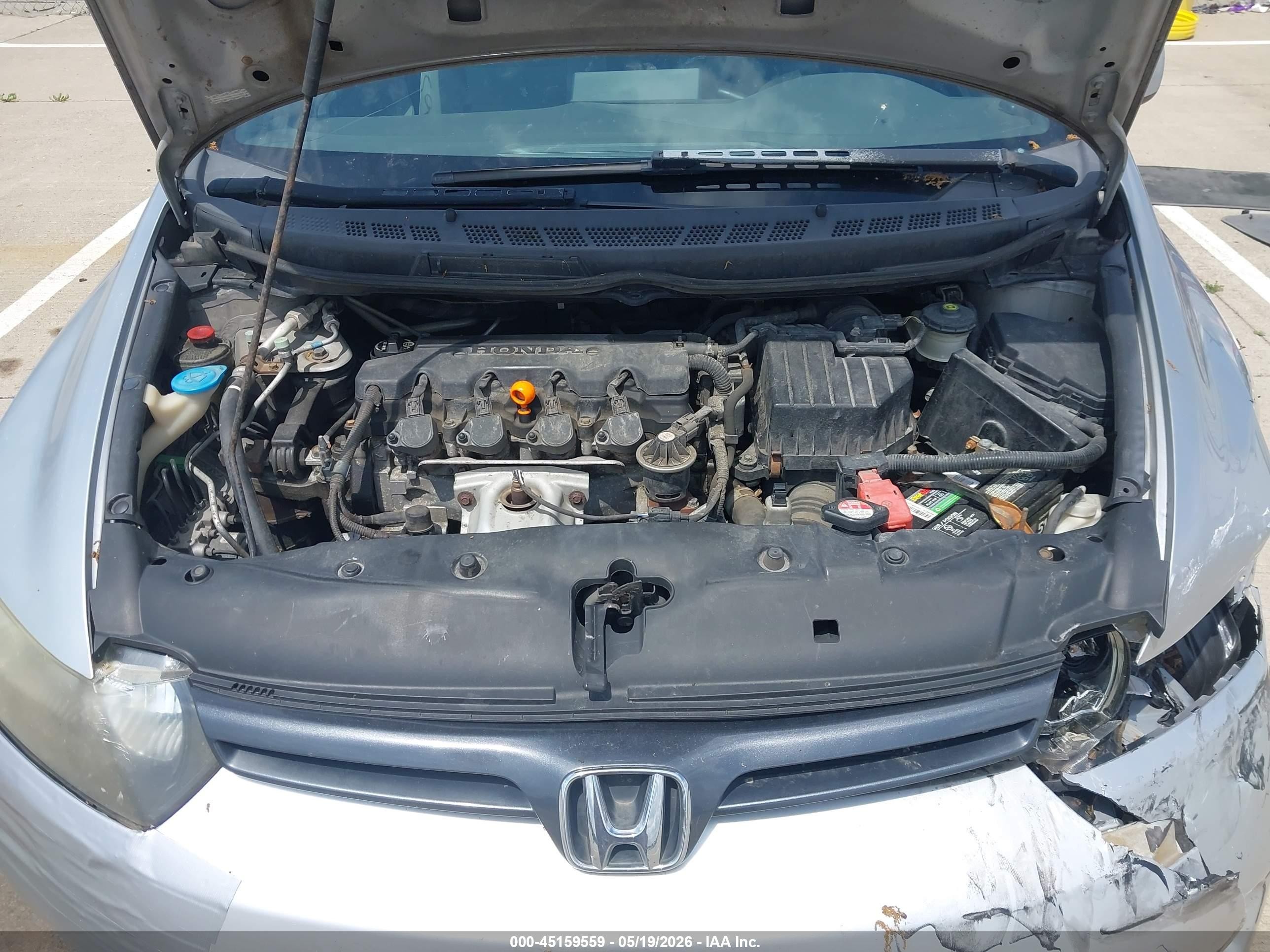 2006 Honda Civic Lx Silver vin: 2HGFG12606H555355