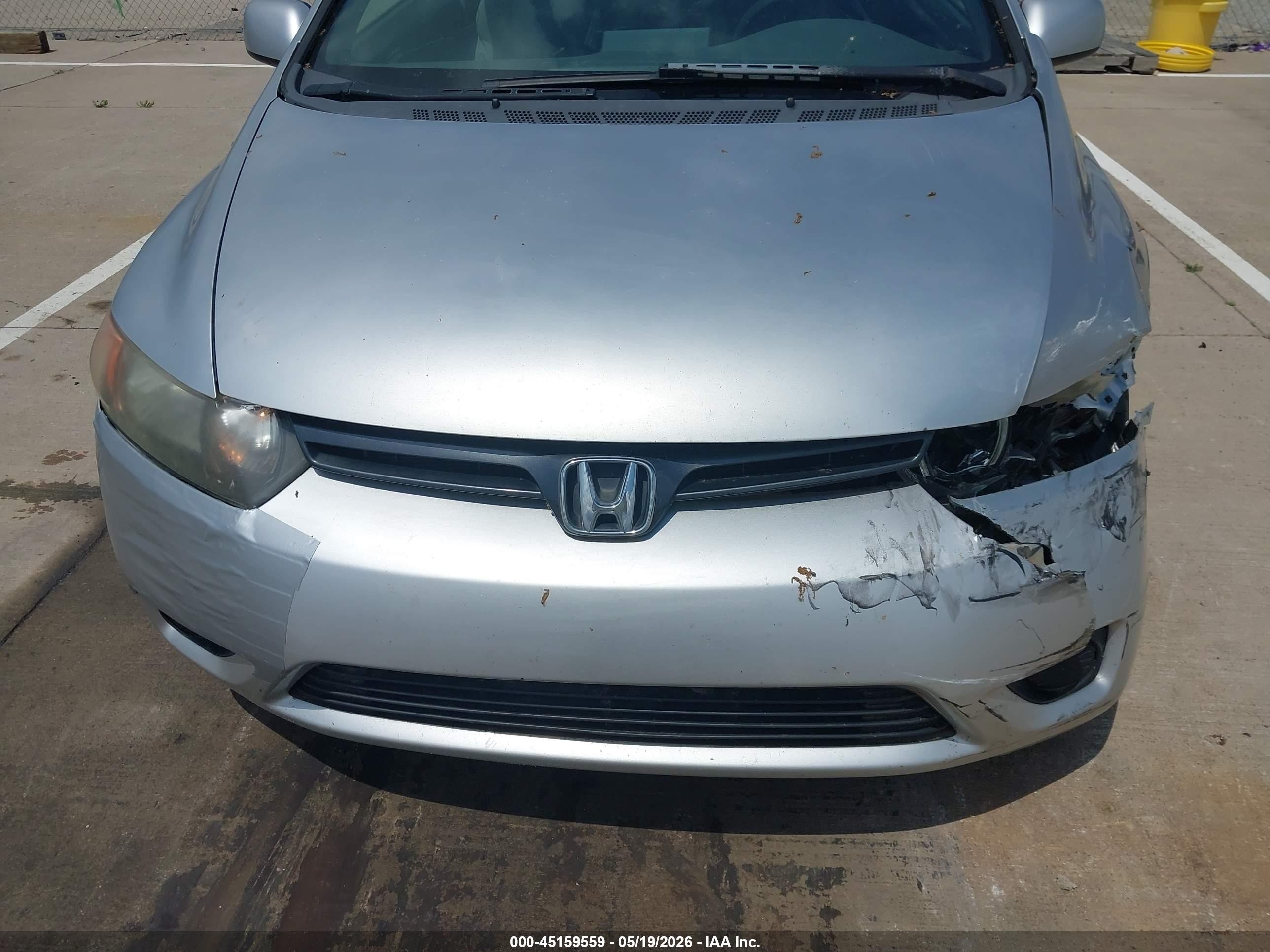 2006 Honda Civic Lx Silver vin: 2HGFG12606H555355