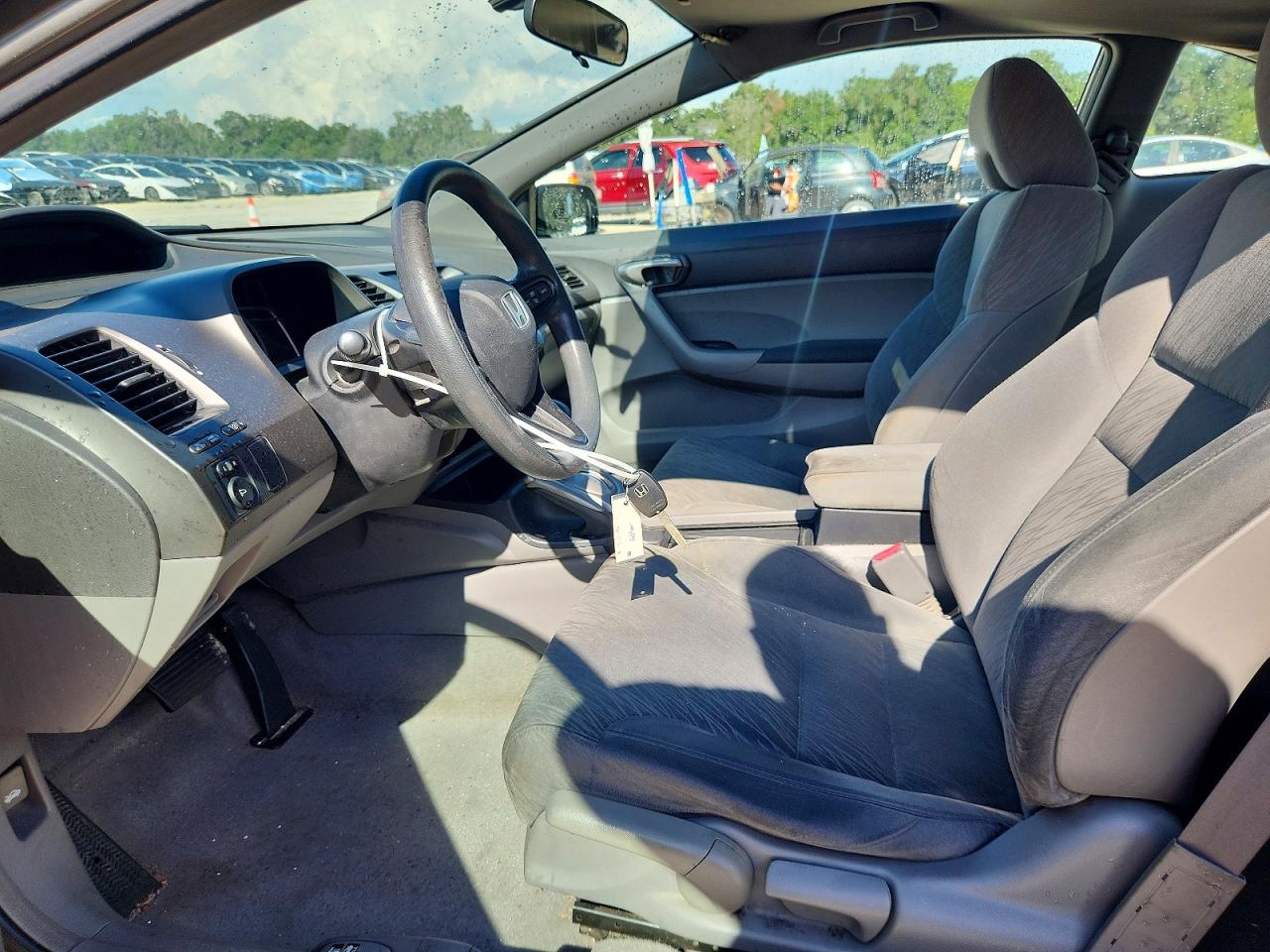 2006 Honda Civic Lx Gray vin: 2HGFG12606H581857