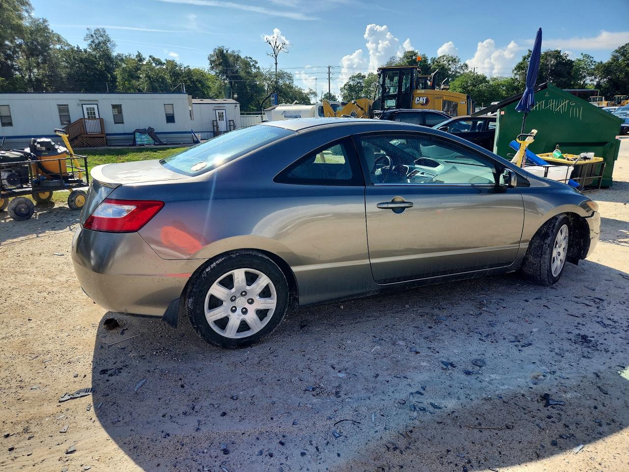 2006 Honda Civic Lx Gray vin: 2HGFG12606H581857