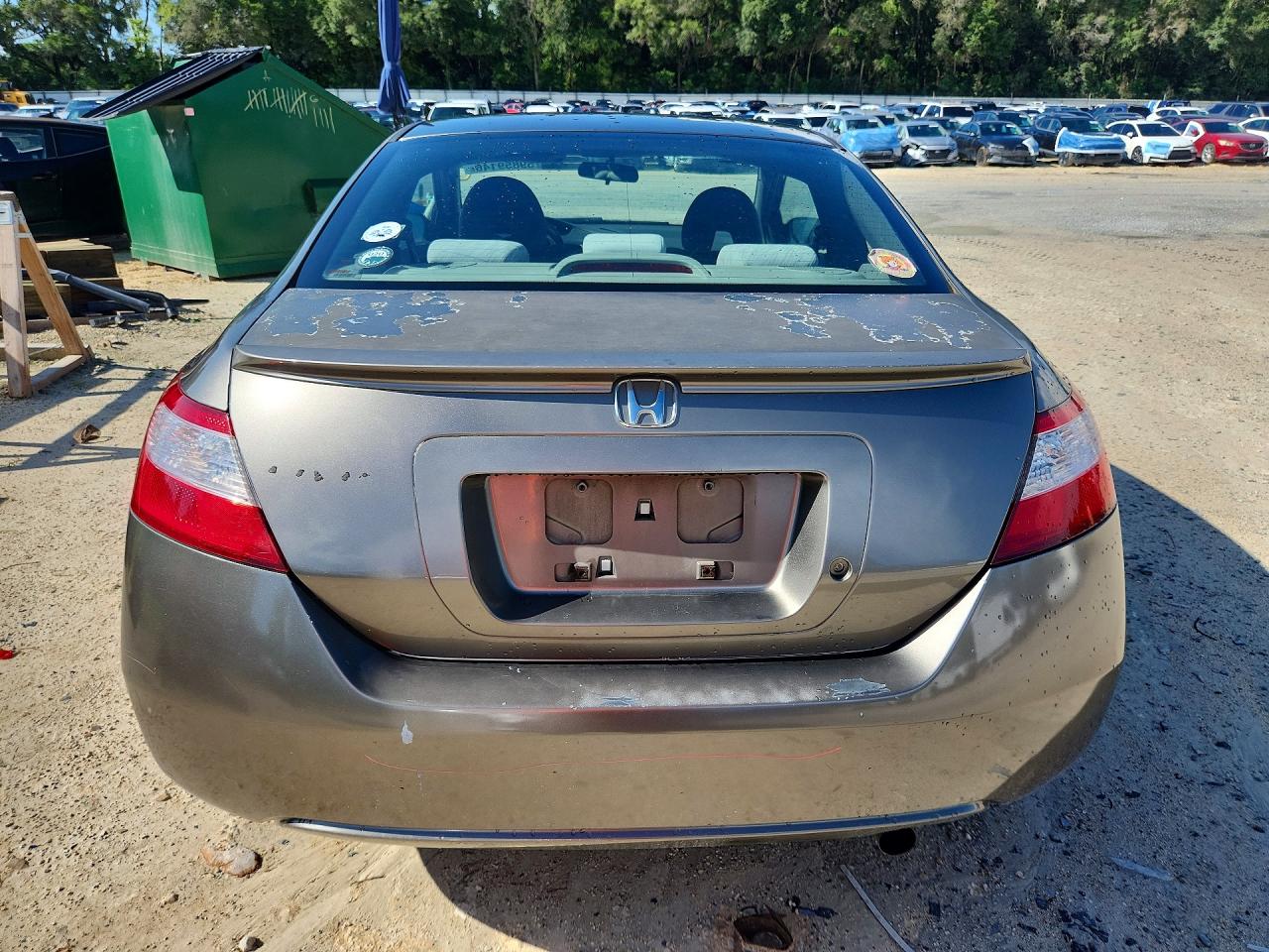 2006 Honda Civic Lx Gray vin: 2HGFG12606H581857