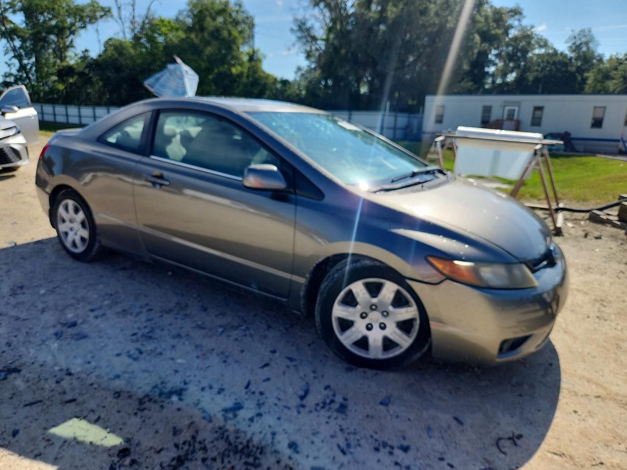 2006 Honda Civic Lx Gray vin: 2HGFG12606H581857