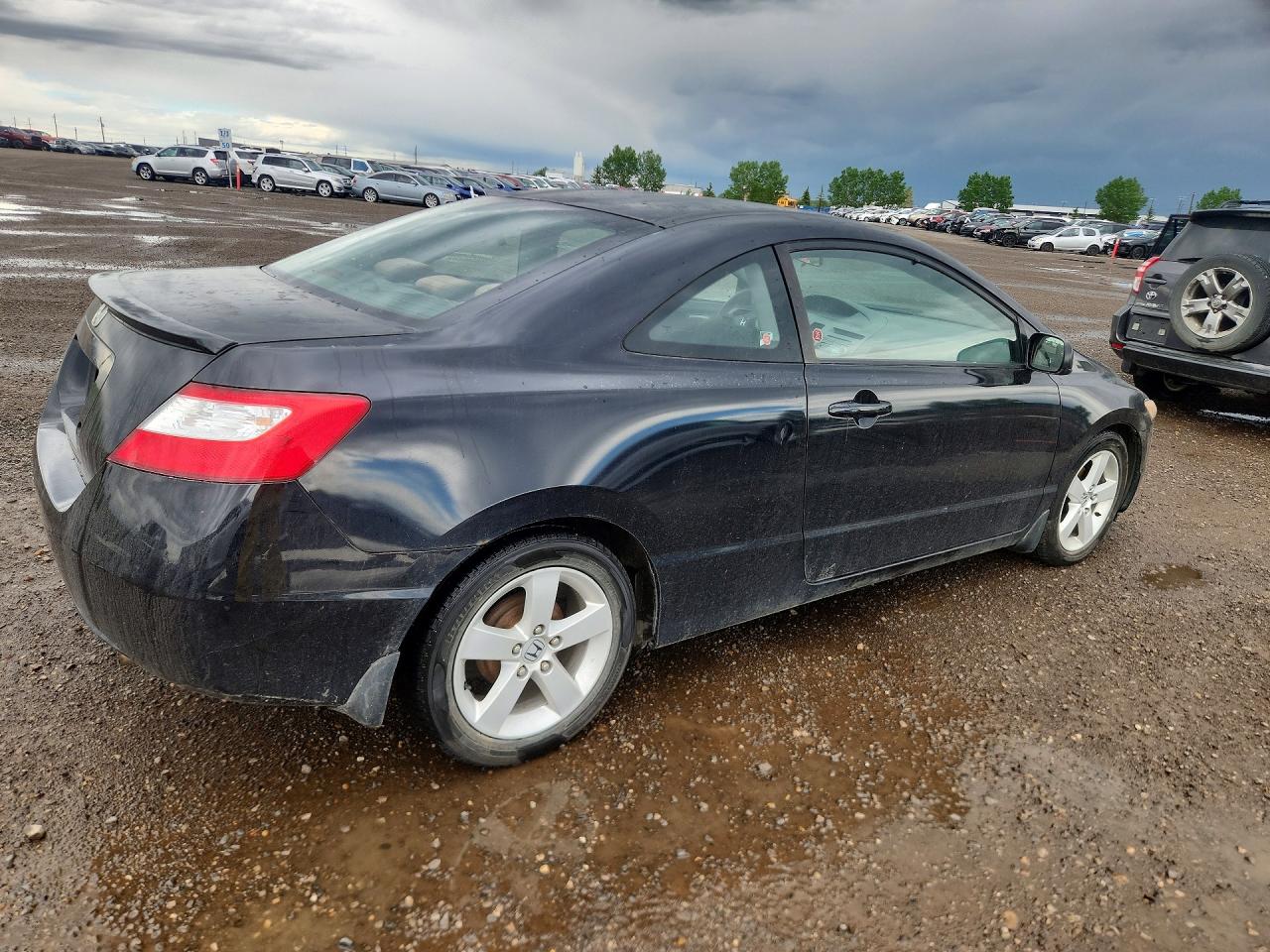 2007 Honda Civic Lx Black vin: 2HGFG12607H011696