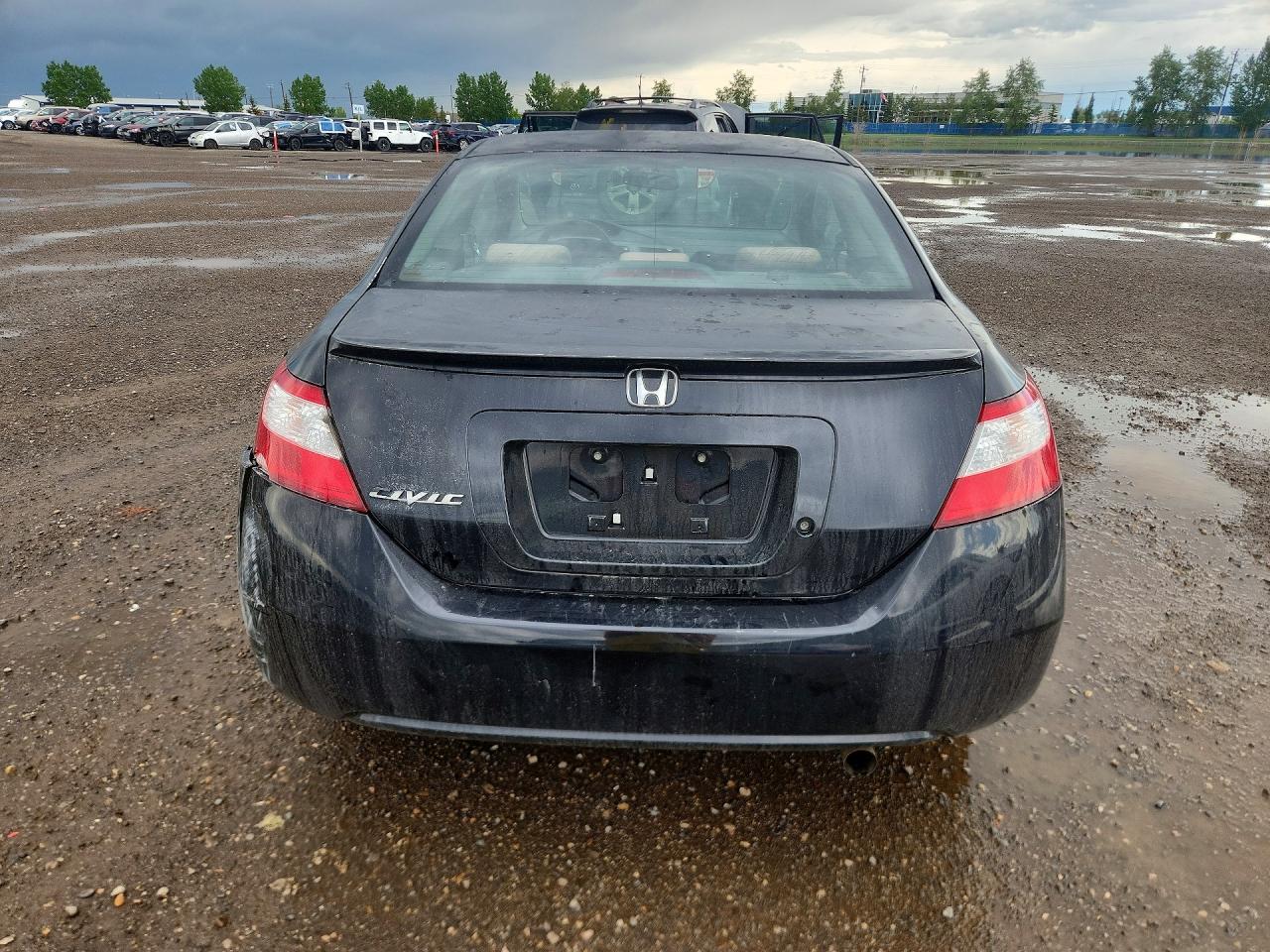 2007 Honda Civic Lx Black vin: 2HGFG12607H011696