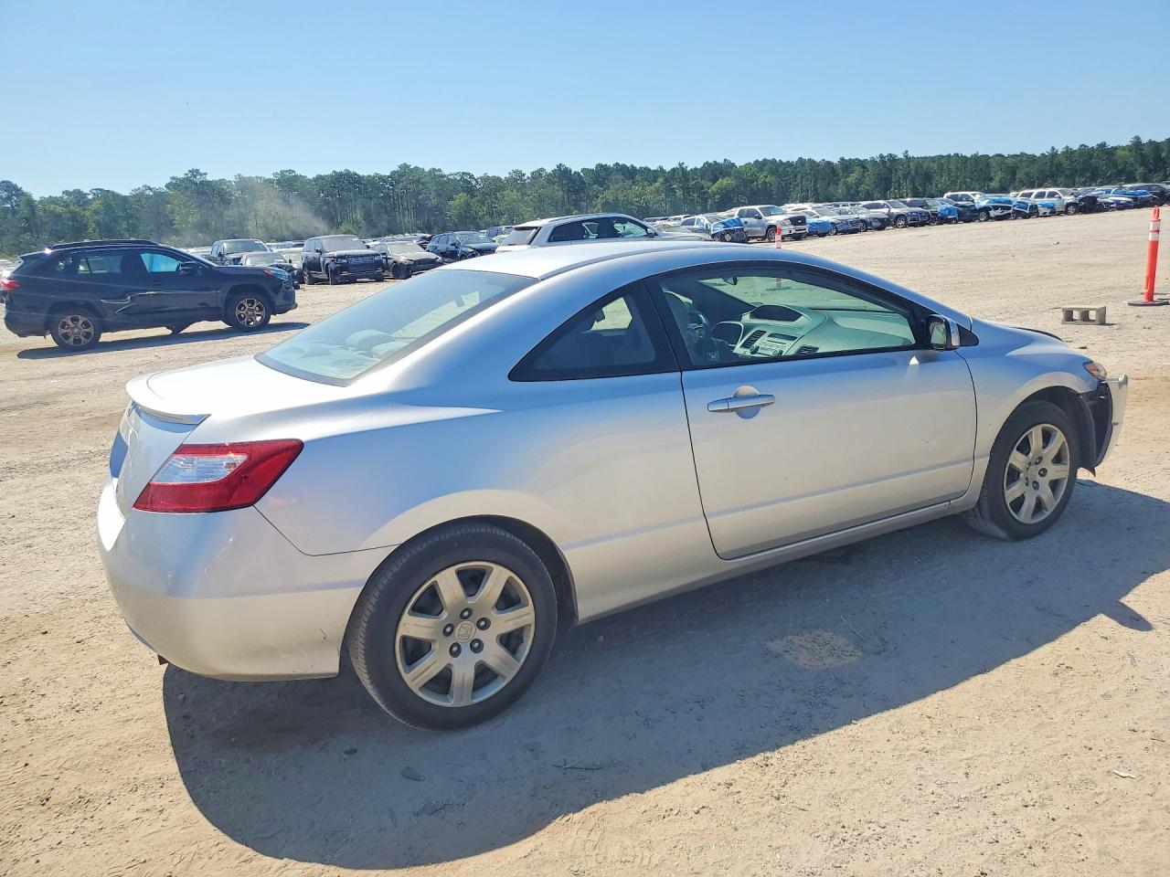 2007 Honda Civic Lx Silver vin: 2HGFG12607H504245