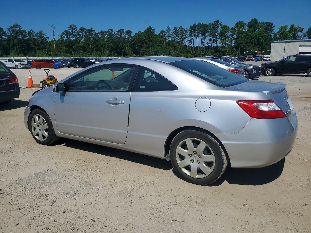 2007 Honda Civic Lx Silver vin: 2HGFG12607H504245