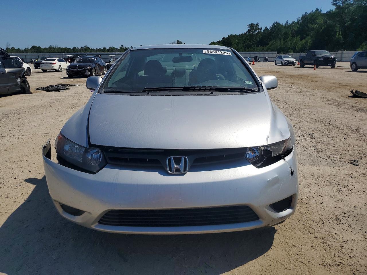 2007 Honda Civic Lx Silver vin: 2HGFG12607H504245