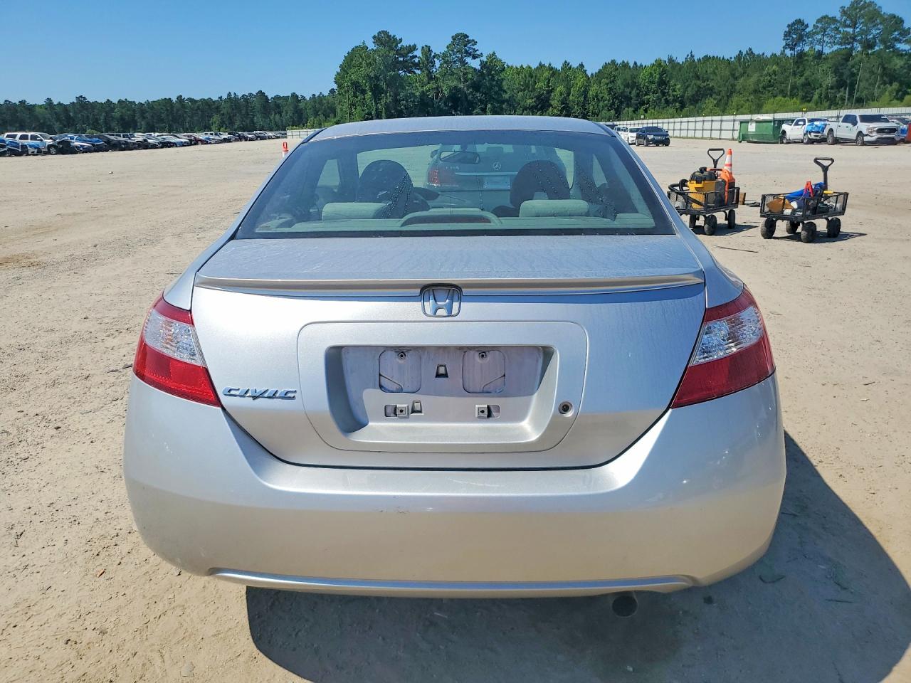 2007 Honda Civic Lx Silver vin: 2HGFG12607H504245