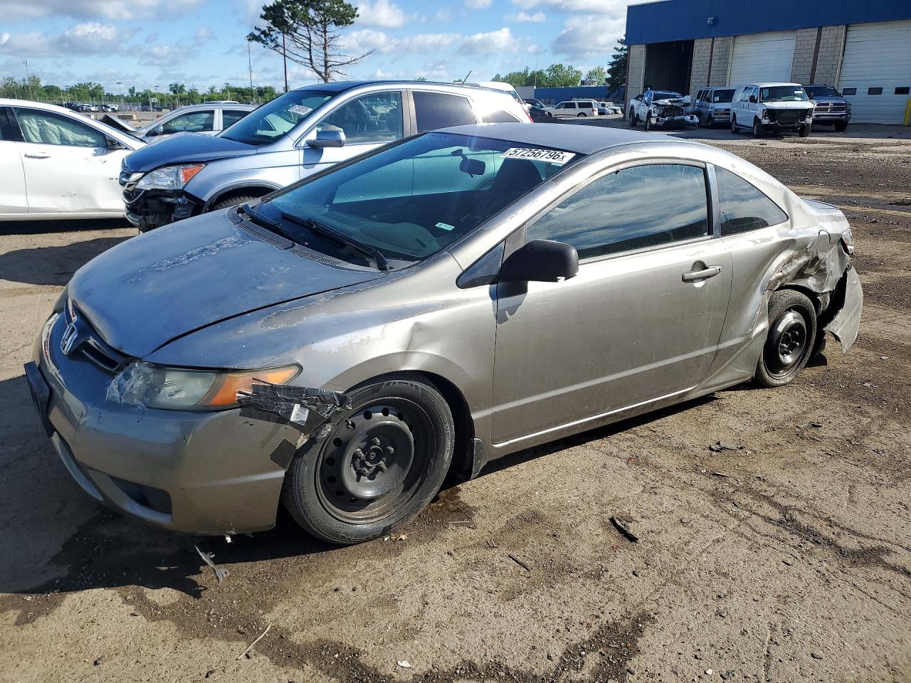 2007 Honda Civic Lx Silver vin: 2HGFG12607H513088