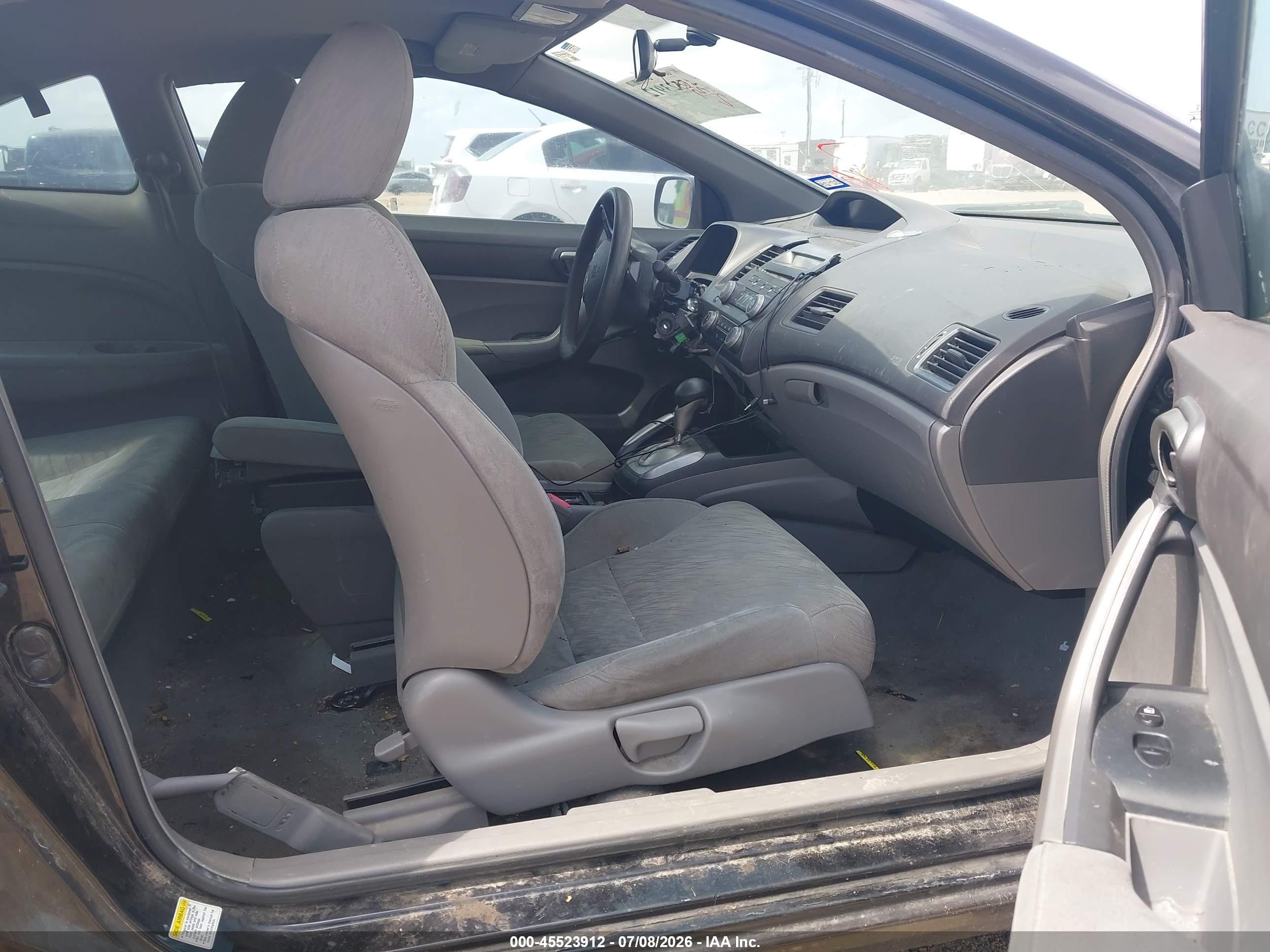 2007 Honda Civic Lx Black vin: 2HGFG12607H561576