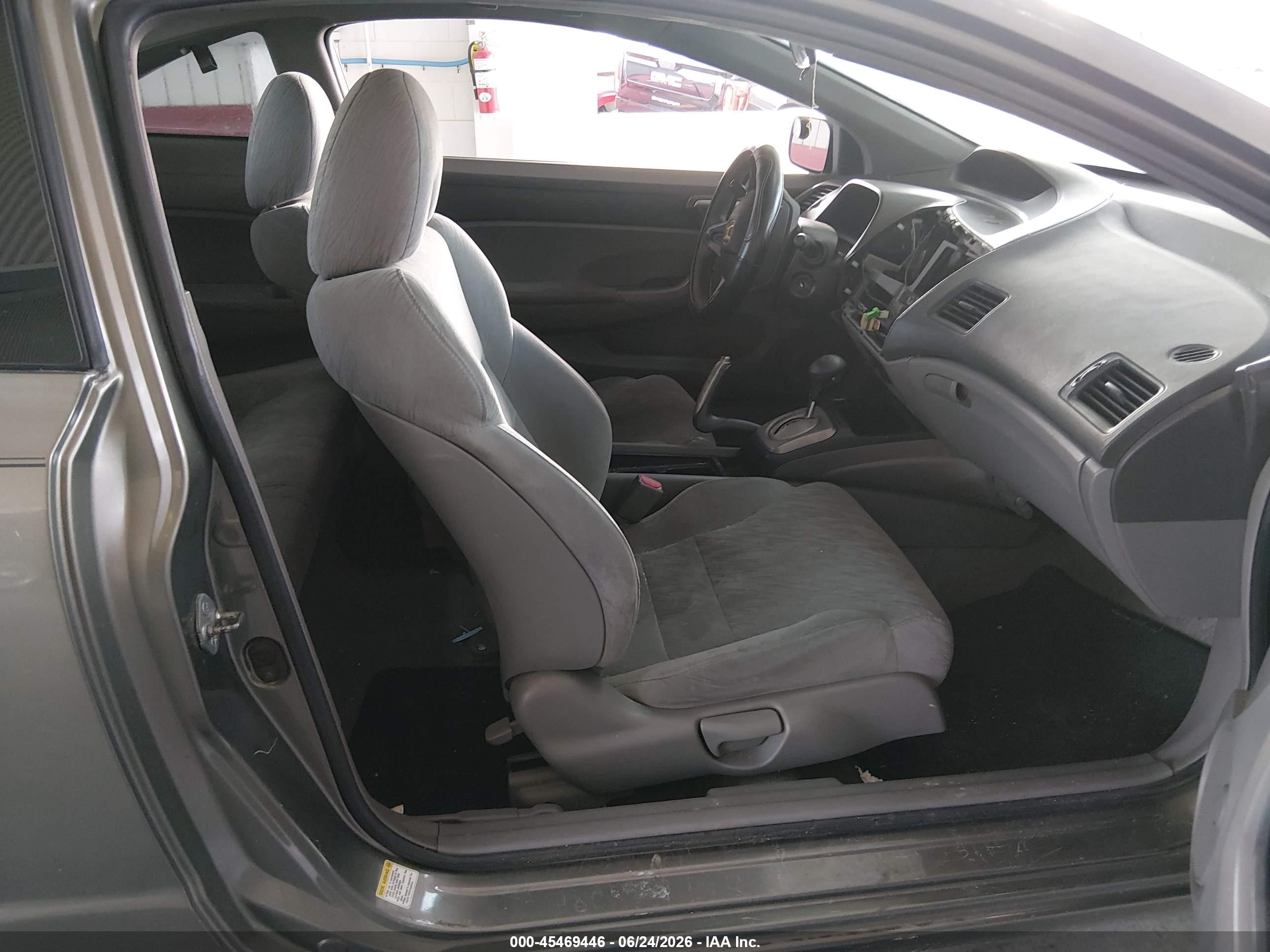 2007 Honda Civic Lx Gray vin: 2HGFG12607H563117