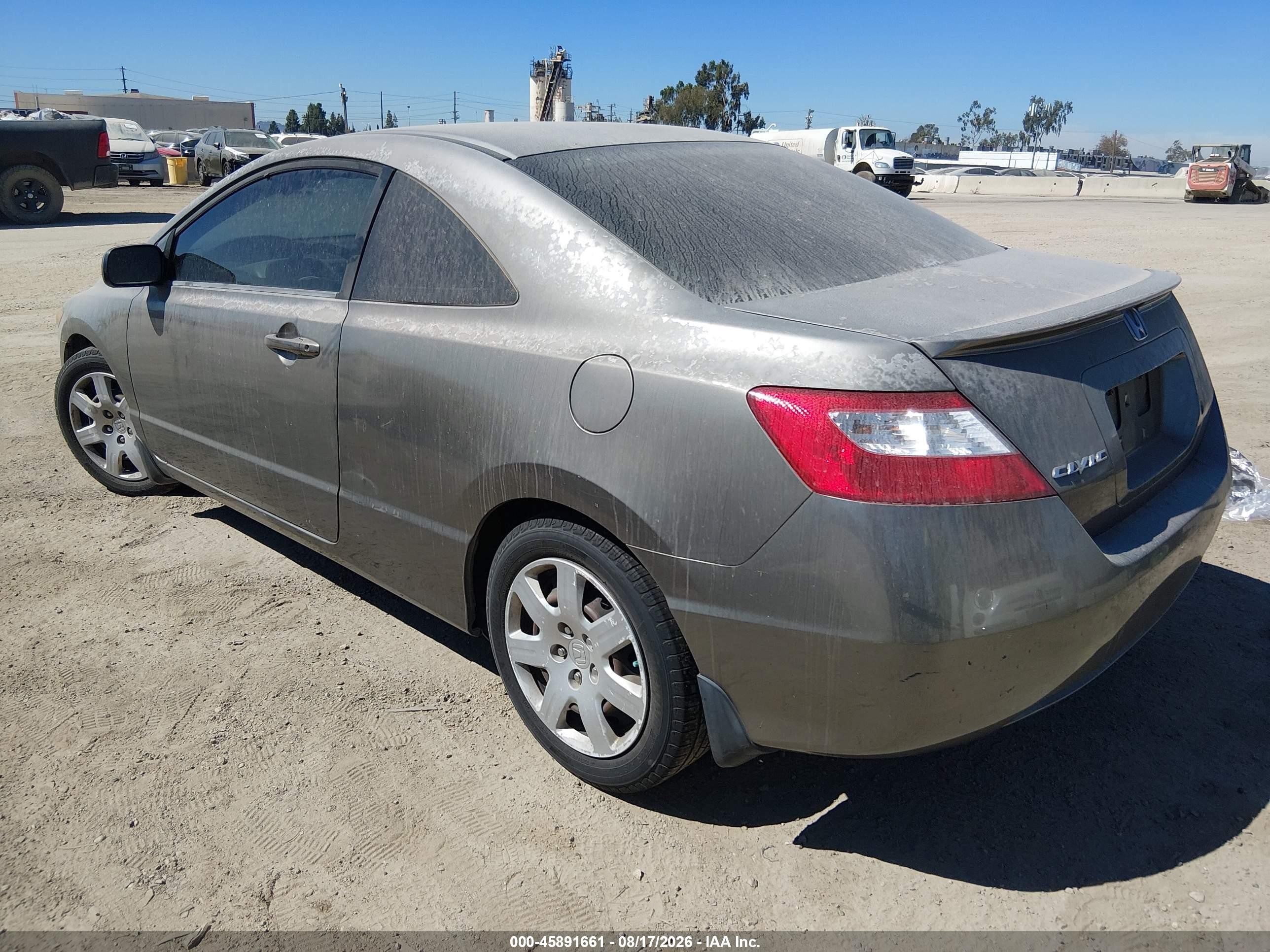 2007 Honda Civic Lx Silver vin: 2HGFG12607H572691