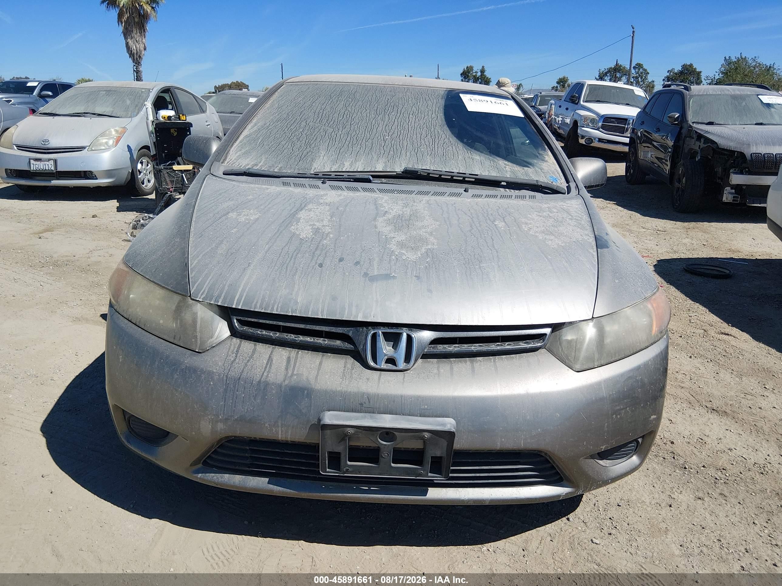 2007 Honda Civic Lx Silver vin: 2HGFG12607H572691