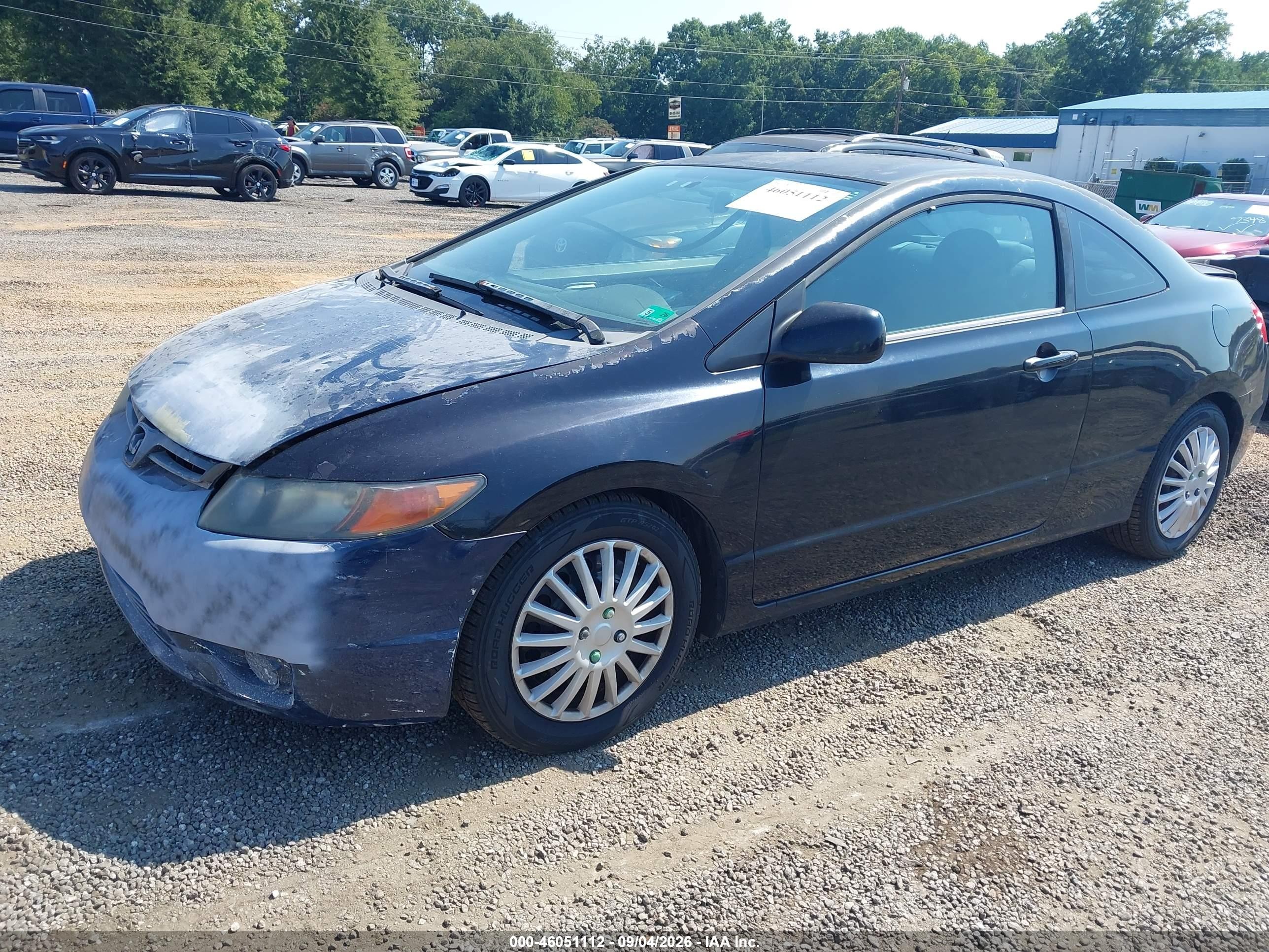 2008 Honda Civic Lx Black vin: 2HGFG12608H503257