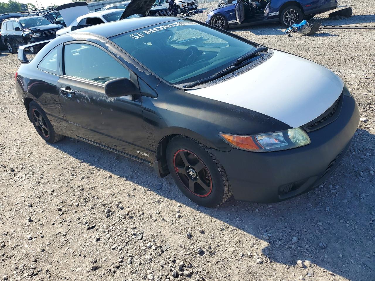 2008 Honda Civic Lx Черный vin: 2HGFG12608H516185