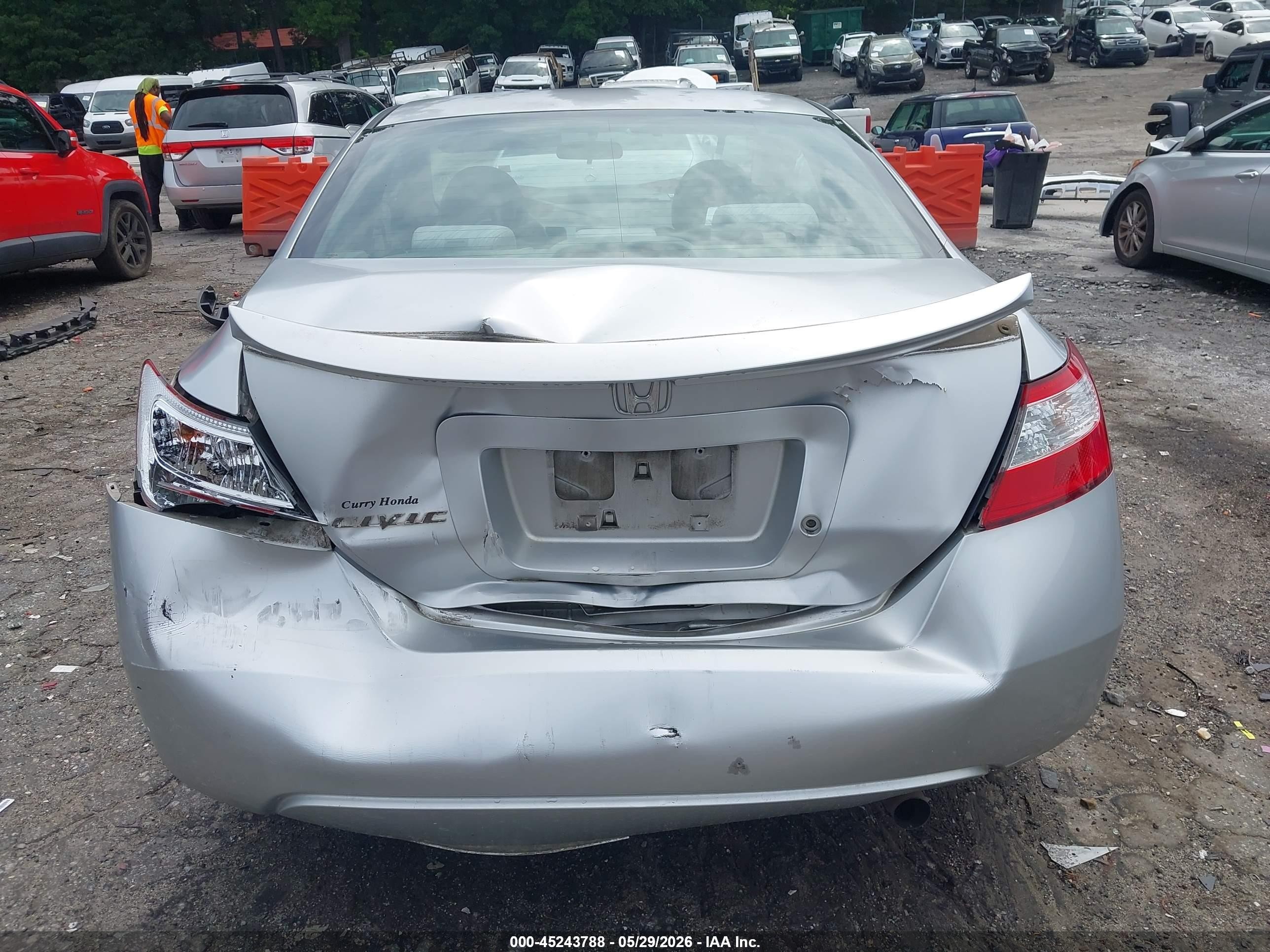 2008 Honda Civic Lx Серебряный vin: 2HGFG12608H521919