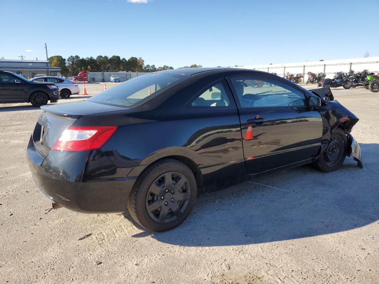 2008 Honda Civic Lx Black vin: 2HGFG12608H524318