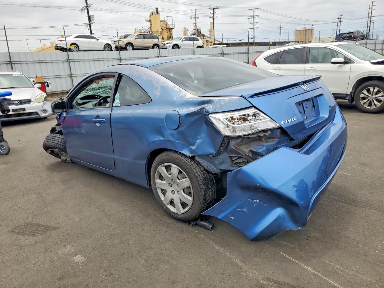 2008 Honda Civic Lx Blue vin: 2HGFG12608H541720