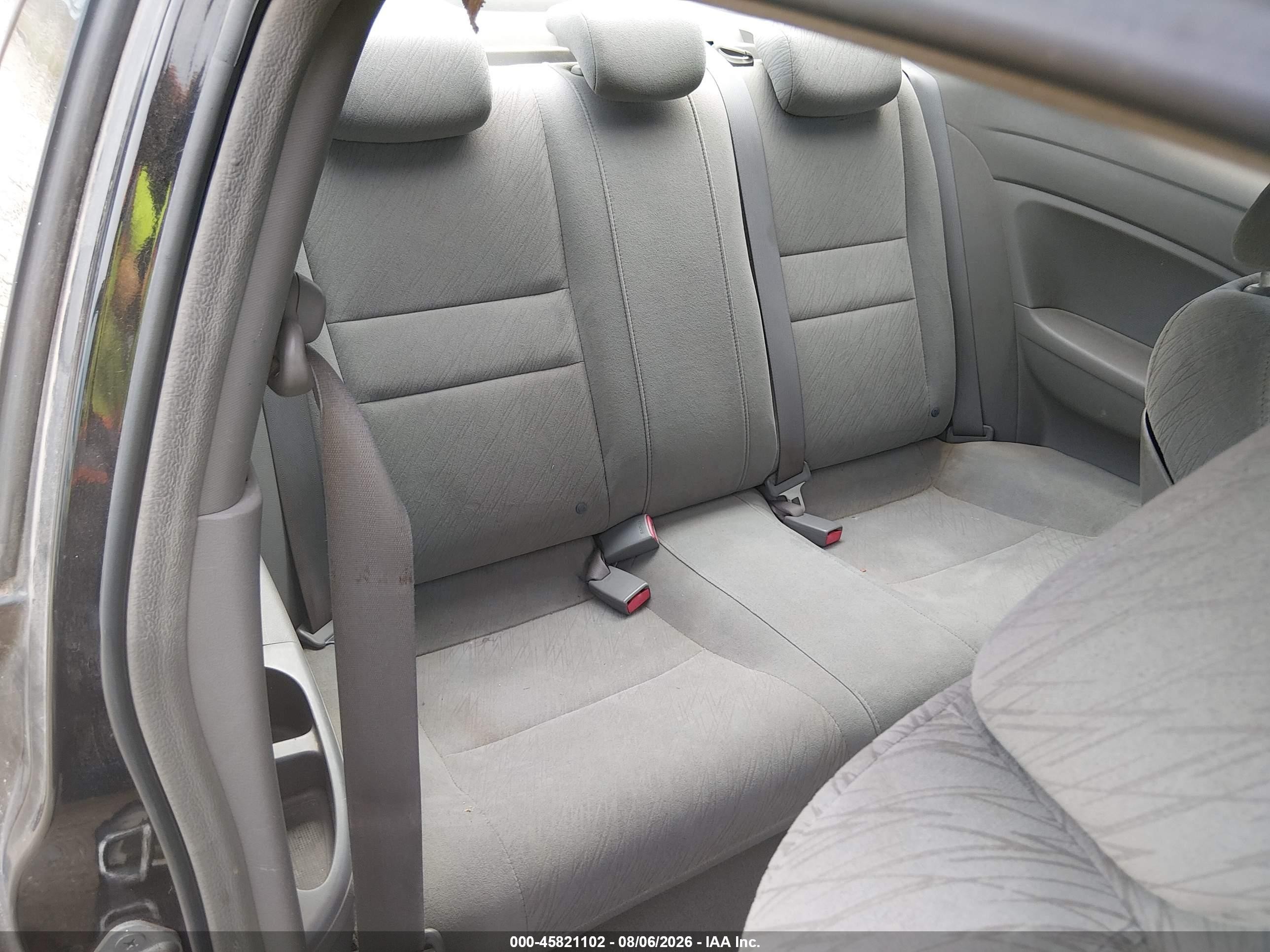 2008 Honda Civic Lx Black vin: 2HGFG12608H575687