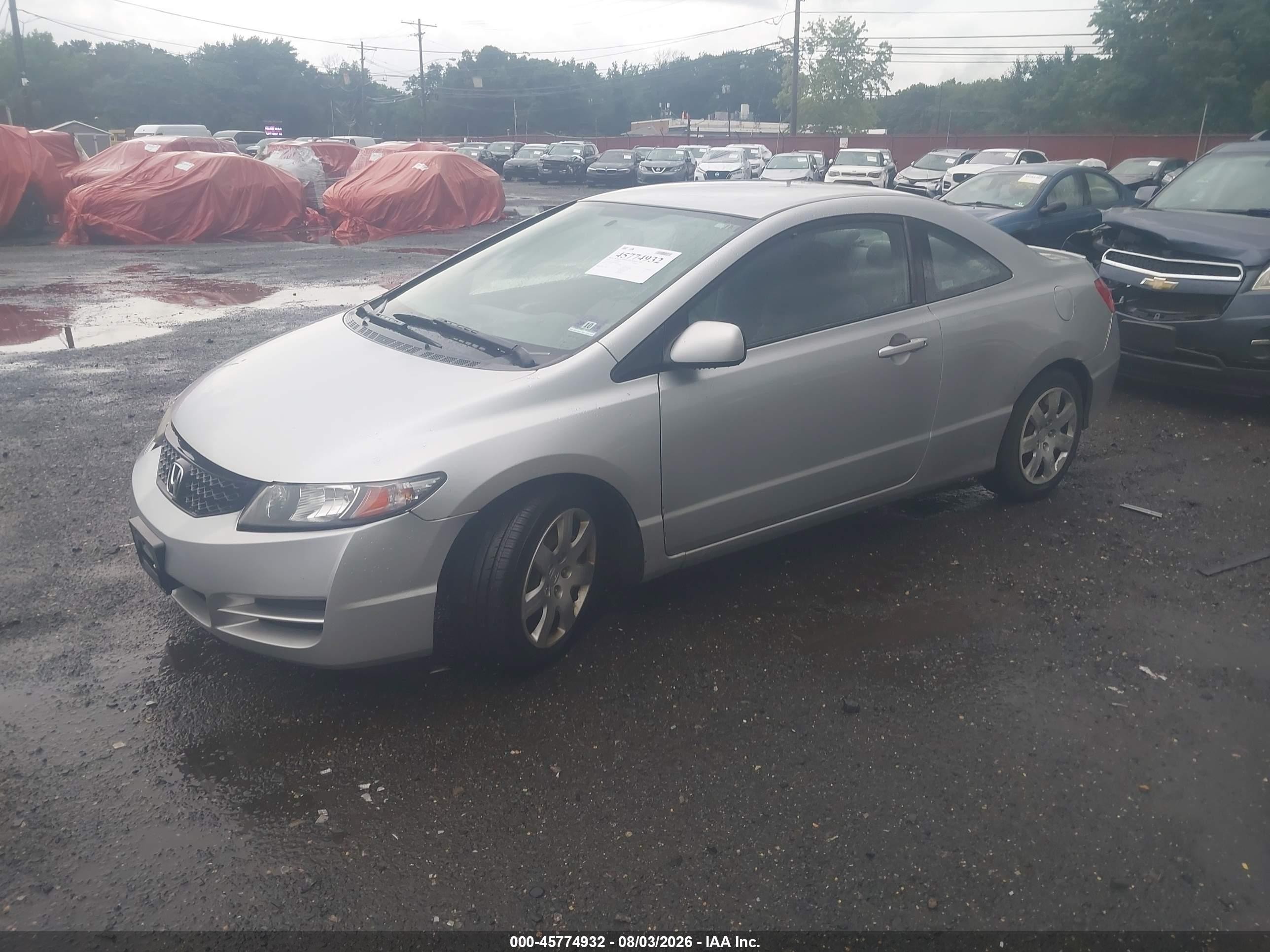 2009 Honda Civic Lx Silver vin: 2HGFG12609H503857