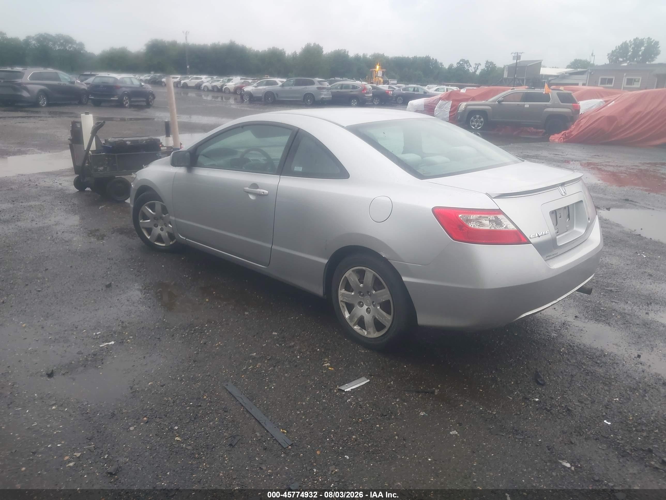 2009 Honda Civic Lx Silver vin: 2HGFG12609H503857