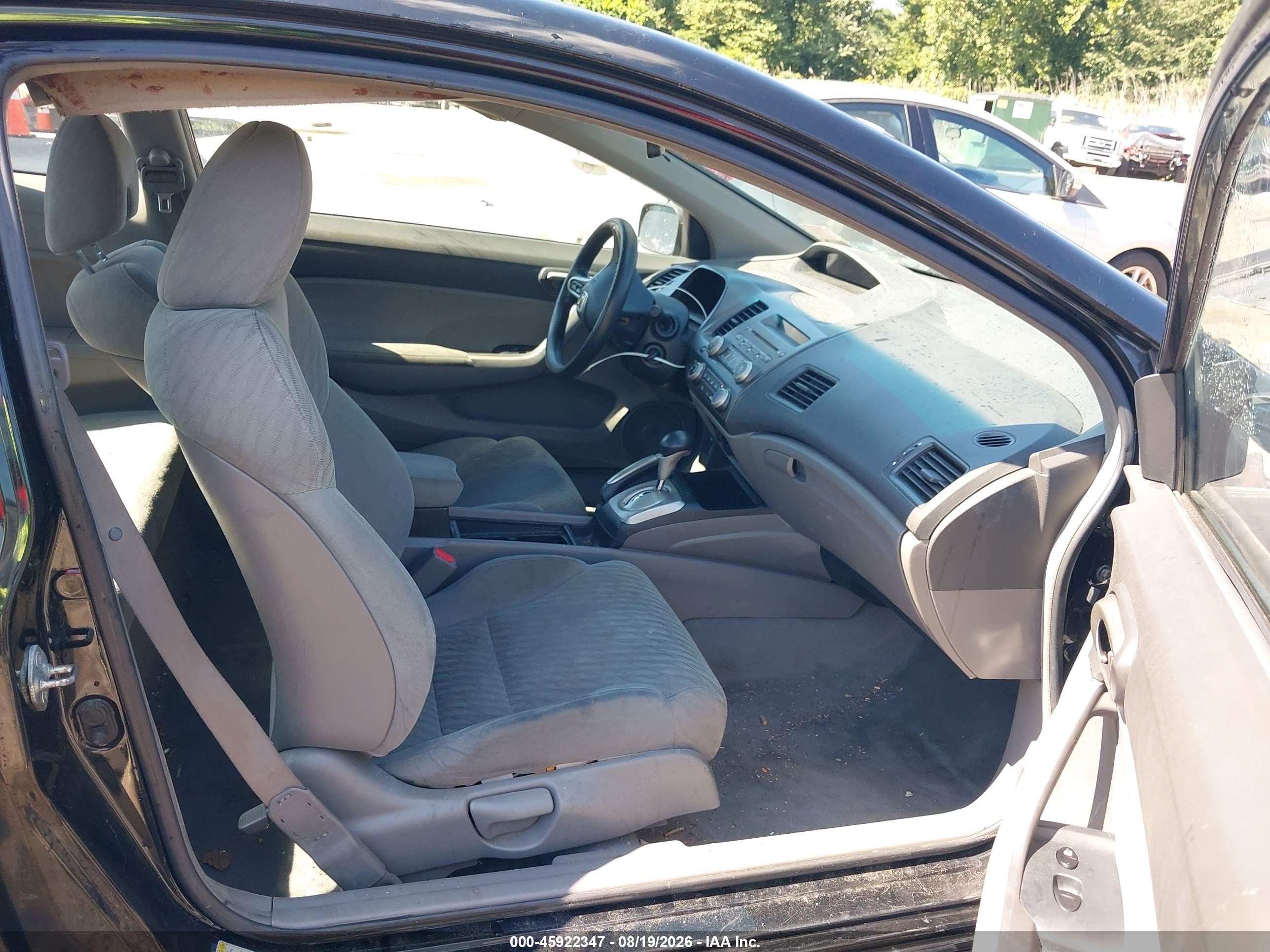 2009 Honda Civic Lx Black vin: 2HGFG12609H534560