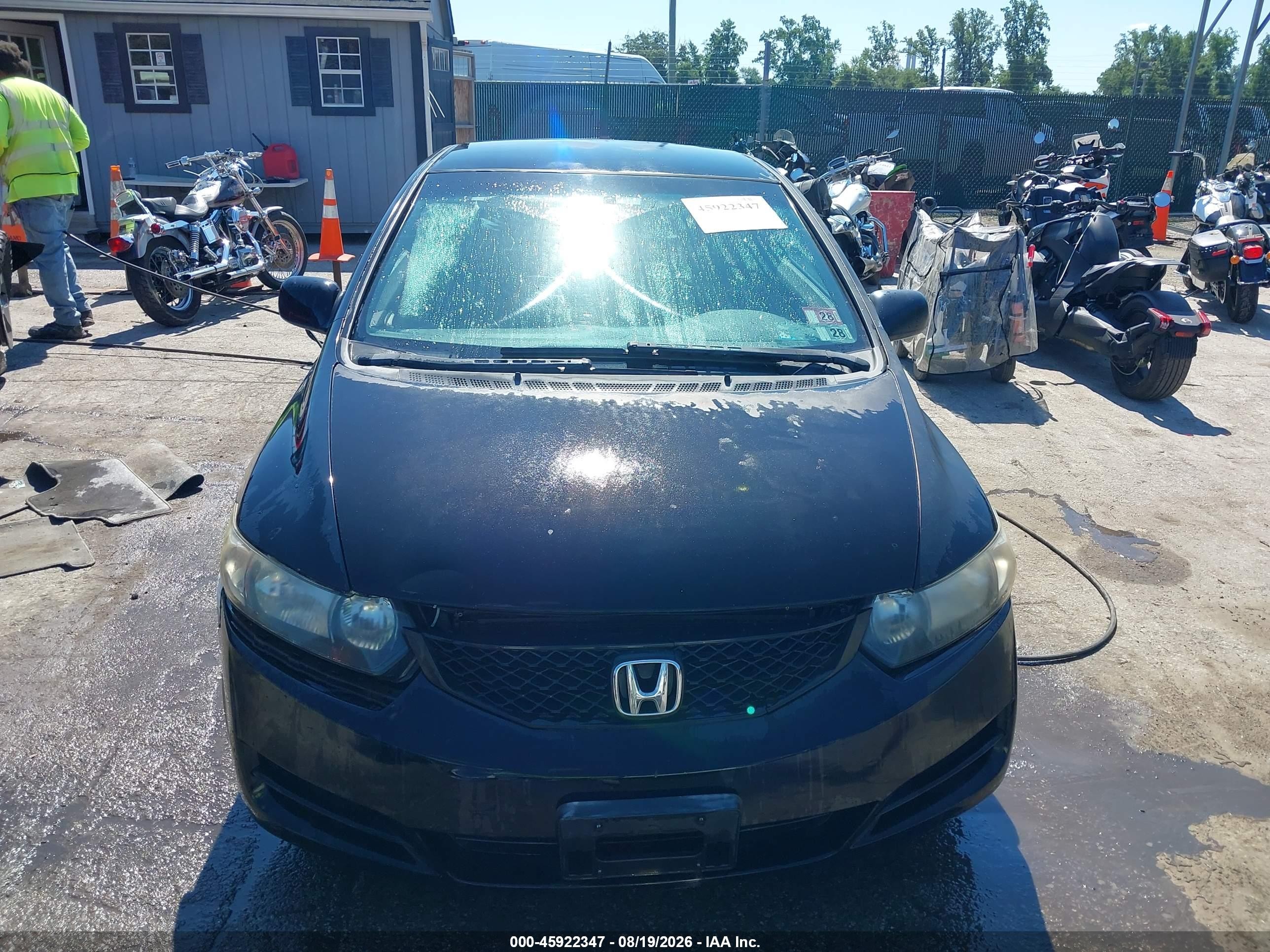 2009 Honda Civic Lx Black vin: 2HGFG12609H534560