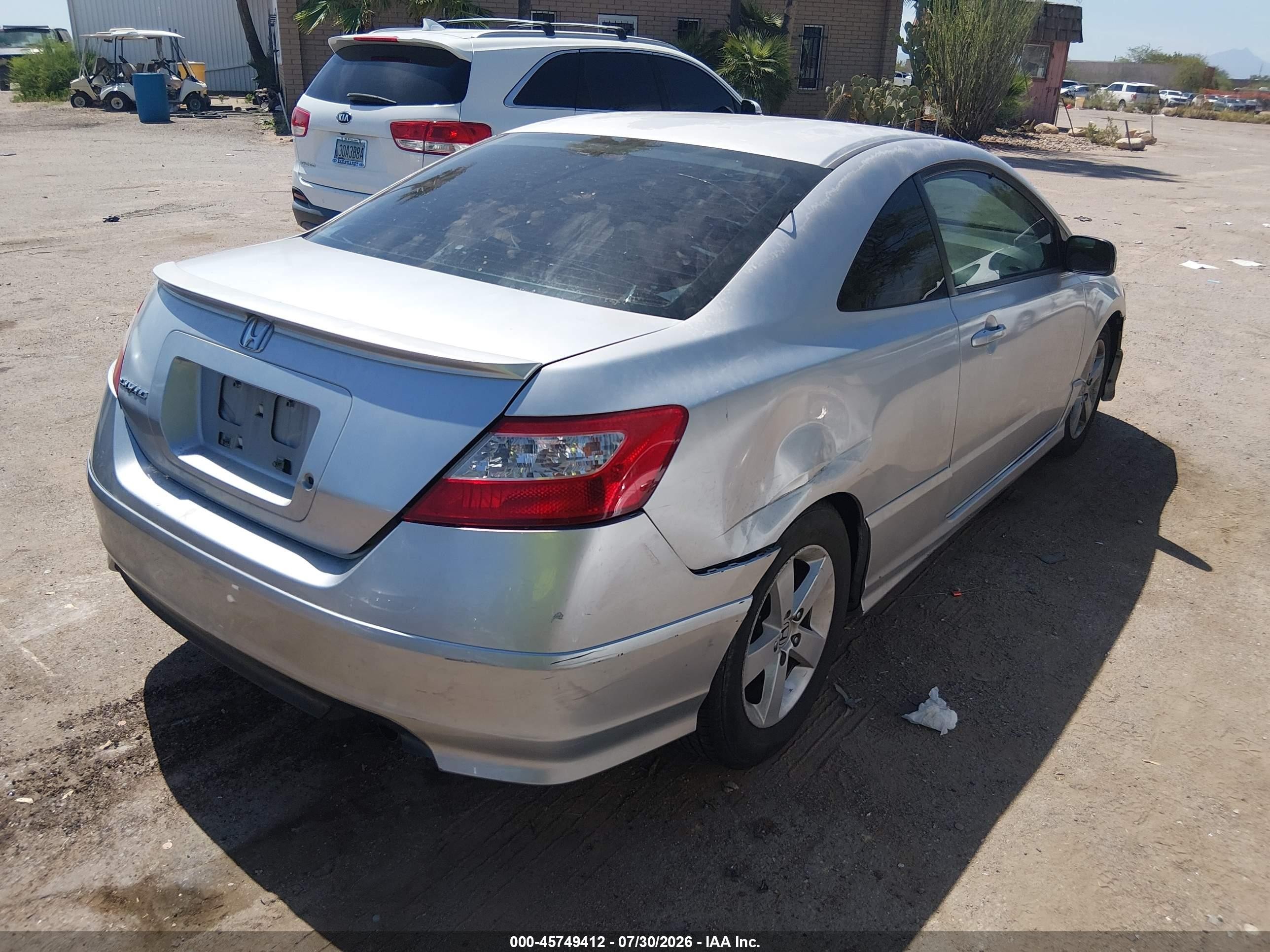 2006 Honda Civic Lx Silver vin: 2HGFG12616H000771