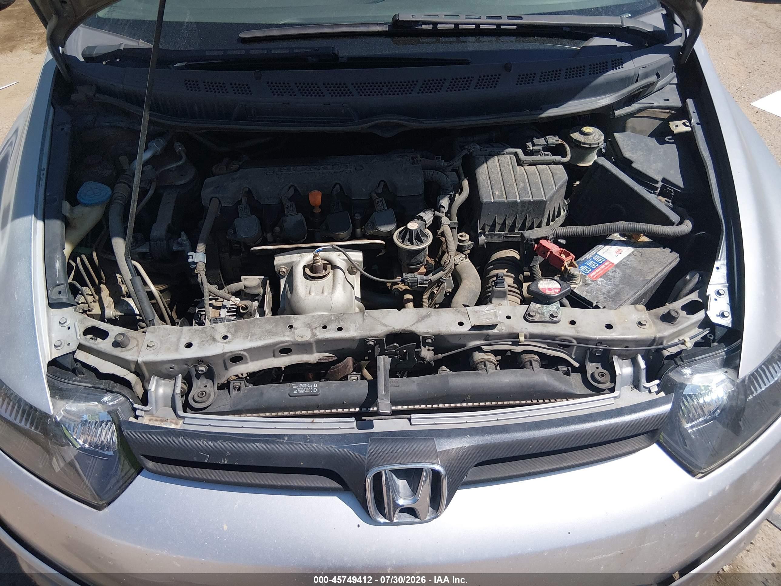 2006 Honda Civic Lx Silver vin: 2HGFG12616H000771