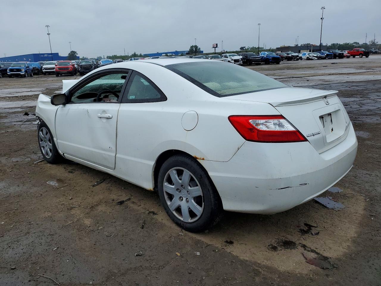 2006 Honda Civic Lx Белый vin: 2HGFG12616H500512