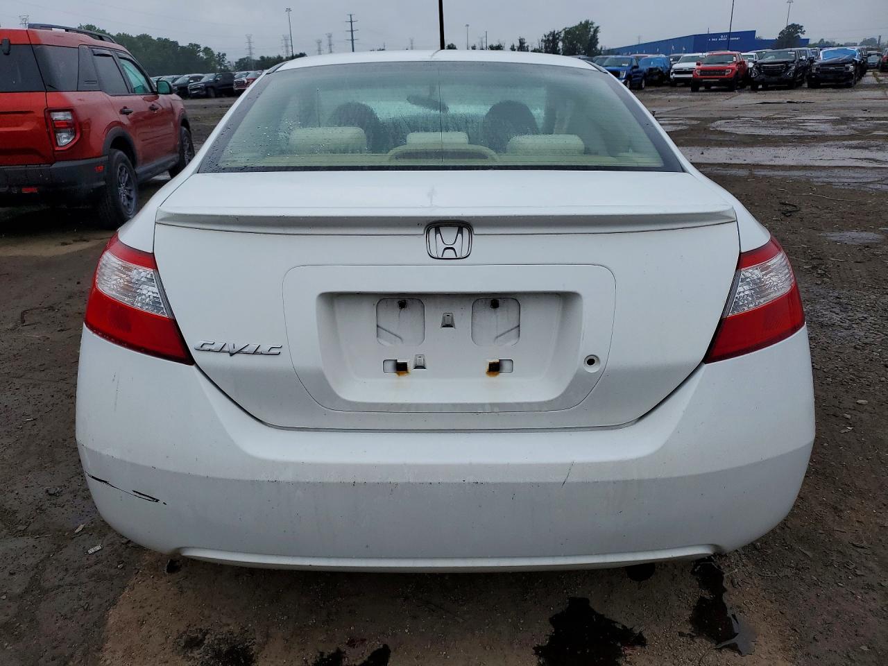 2006 Honda Civic Lx Белый vin: 2HGFG12616H500512