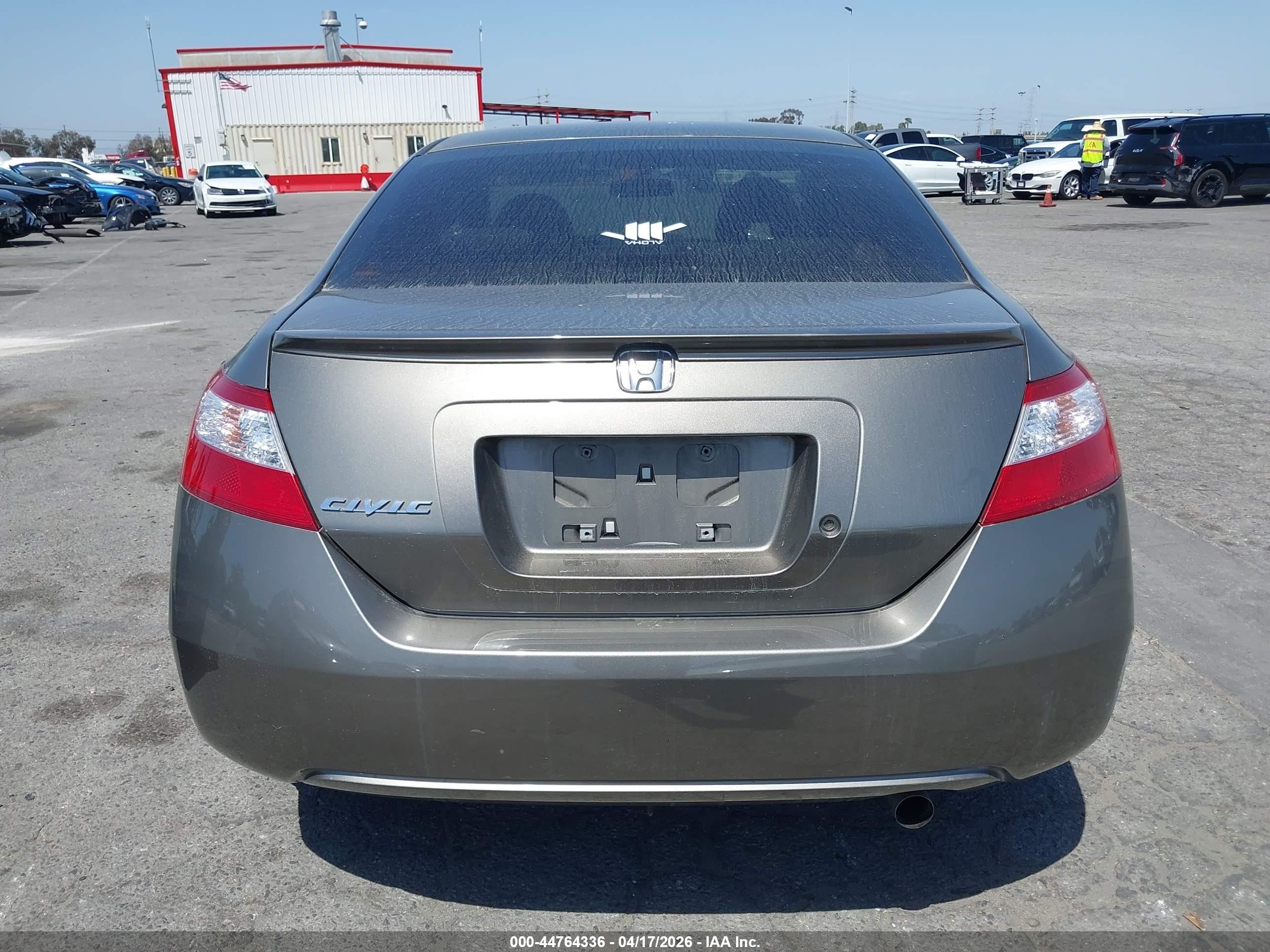 2006 Honda Civic Lx Gray vin: 2HGFG12616H553078