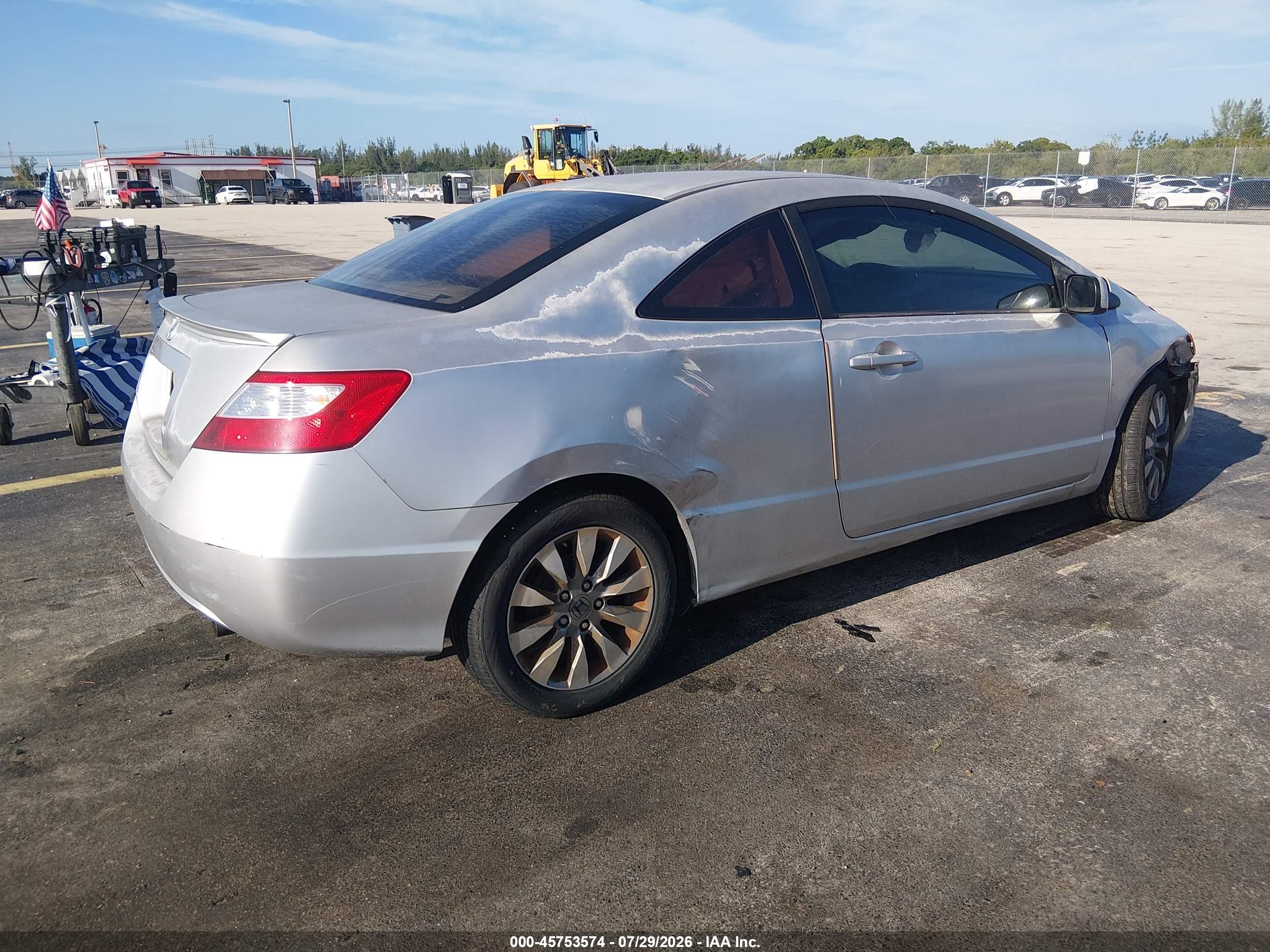 2006 Honda Civic Lx Gray vin: 2HGFG12616H576909
